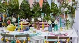 easter tablescape